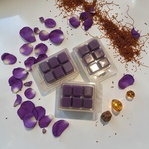 Orchid & Vine Soy Wax Melts Black Violets Saffron Set Of 3